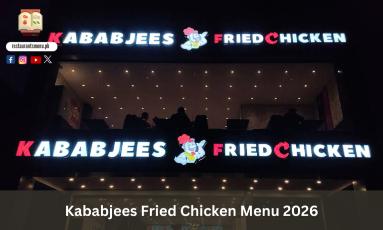Kababjees Fried Chicken Menu (2025)