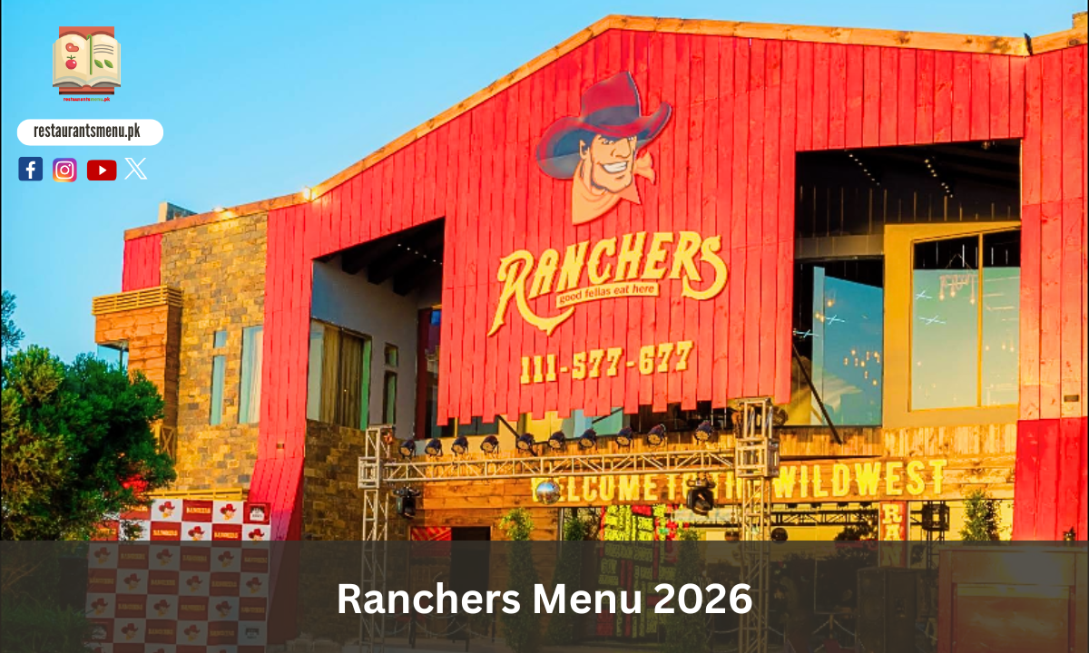 Ranchers Menu 2026