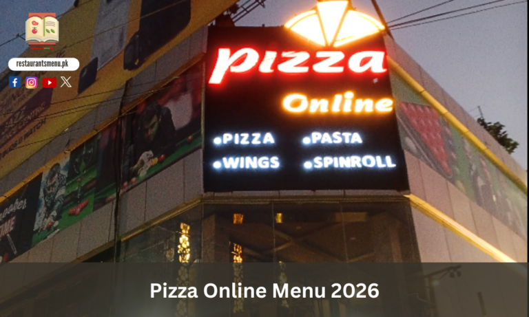 Pizza Online Menu 2026