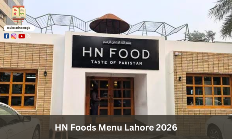 HN Foods Menu Lahore 2026