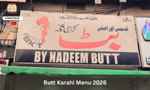 Butt Karahi Menu 2026