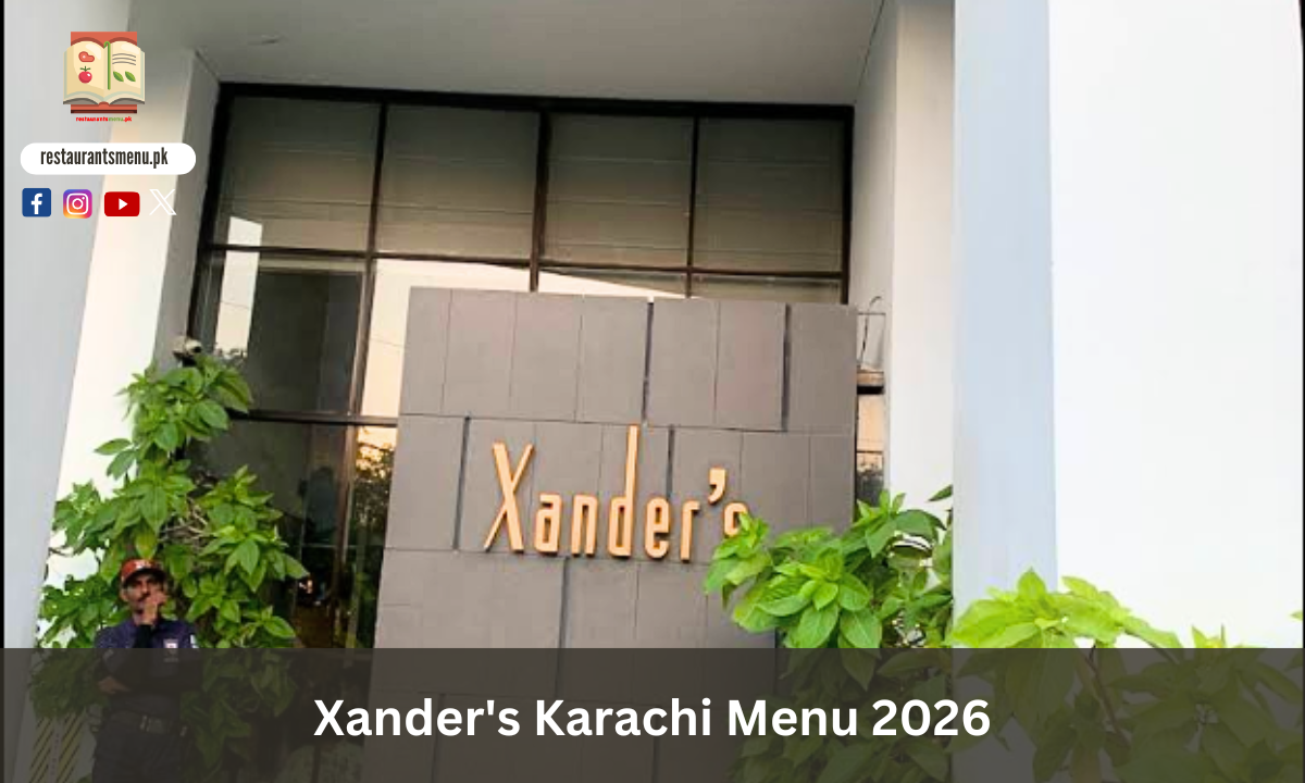 Xander's Karachi Menu 2026