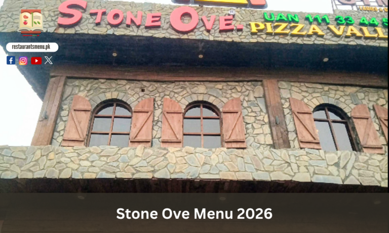 Stone Ove Menu